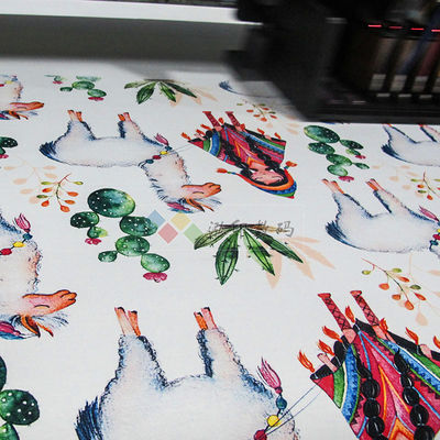 Impressora a jato de tinta do leito de Digitas de matéria têxtil da sublimação da tintura 1.85m