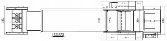 Máquina de revestimento UV do ponto 6200PCS/H que vitrifica 1090x1440mm