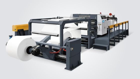 0.8Mpa 350M/Min Cross Paper Cutting Machine 1500mm que empilham