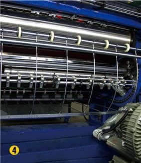 Máquina automática de laminação de flauta para papelão ondulado