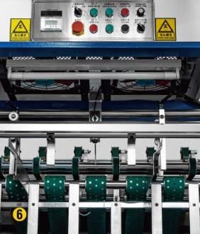 Máquina automática de laminação de flauta para papelão ondulado