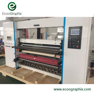 Máquina de recolocação de papel de corte térmico de 1400 mm para caixa de fax ATM ECG POS até rolos de papel Kraft