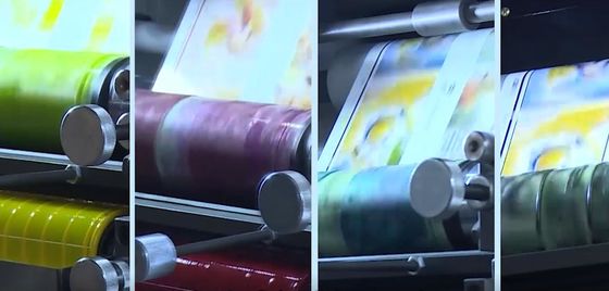 Máquina de impressão Flexographic da etiqueta adesiva ajuste da placa de 360 graus