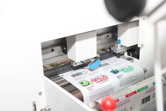 Máquina de impressão Multifunction da etiqueta 250um com motorista Die Cutter do ASC