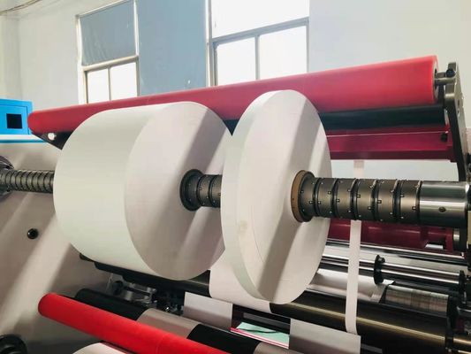Talhadeira de papel térmica Rewinder 300m/min da etiqueta pegajosa