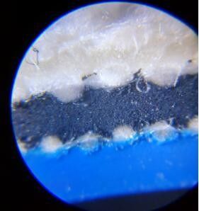 3 terra do micro da tela 1.7mm da dobra que imprime a cobertura de borracha