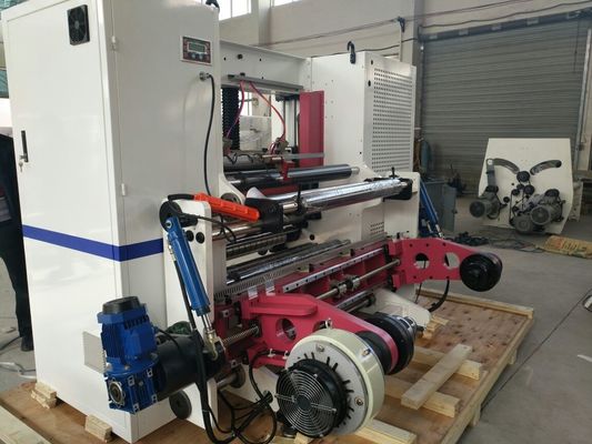 Máquina de corte de papel térmica do rebobinamento do tela táctil com carga hidráulica