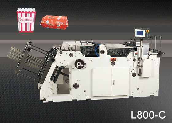 caixa de papel da máquina da cartonagem 200pcs/min que erige a máquina