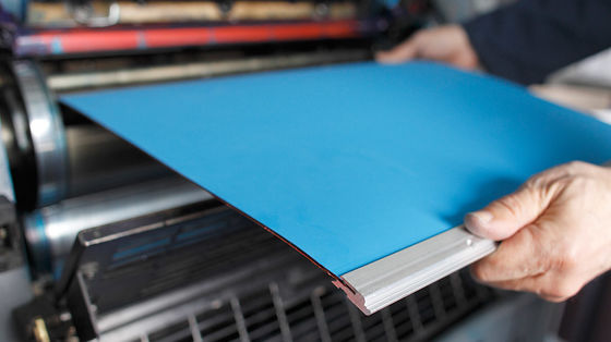 Terra geral de borracha imprimir de offset da imprensa da tela de 3 dobras micro