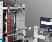 Máquina automática de impressão de rótulos flexográficos com estação de corte por die 60 m/min