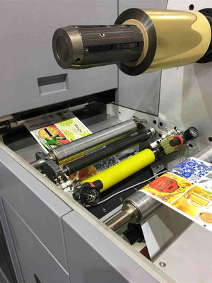Folha fria que carimba a máquina de envernizamento UV 10m/Min For Wine Labels