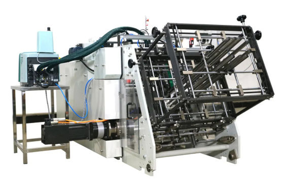 caixa do fast food da máquina da cartonagem do papel 8w que erige a máquina
