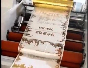 Laminador automático da flauta do rolo do papel A3 com carimbo quente da folha