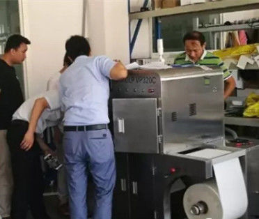 7.2m/Min Digital Label Printing Machine com tonalizador do EA dos meios de 330mm