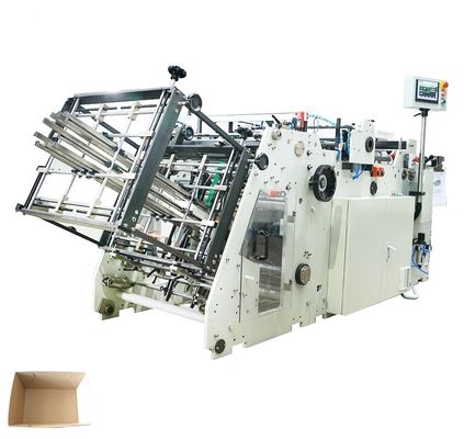 L-800A Máquina de embalagem de caixas de hambúrgueres para caixas de papel alimentar