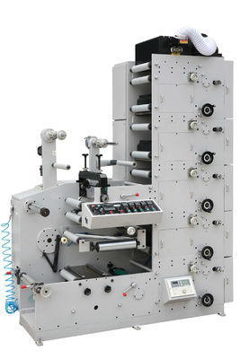 2 máquina de impressão do filme da etiqueta da etiqueta do CNC Flexo das cores 60m/Min