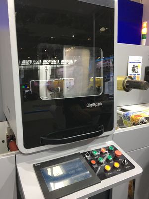 O carimbo da folha de Digitas etiqueta a aumentação da máquina vitrificação parcial