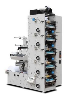 máquina 60M/Min imprimindo Flexographic UV para a etiqueta adesiva