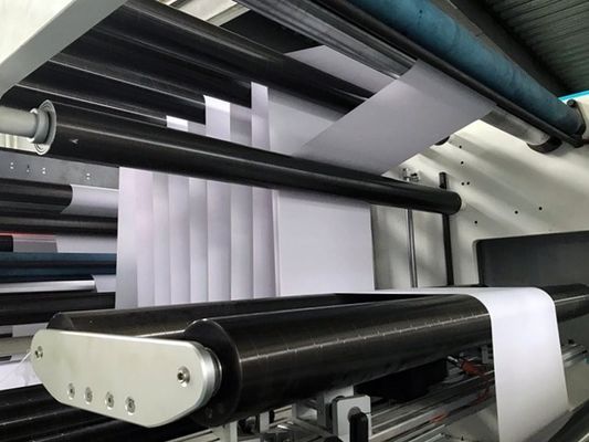 máquina de corte de papel térmica do rebobinamento de 1400mm para o filme plástico