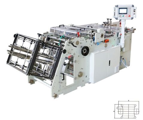 ECOO L-800A Fast Food Máquina de Cartonagem Tridimensional Máquina de Formar Caixas de Papel