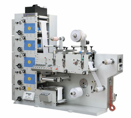 Cilindro UV Flexographic de With Ceramic Anilox da impressora da etiqueta de 6 cores