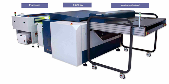 Máquina 2540dpi da placa de Dot Thermal CTP da tela 256CH com Autoloader