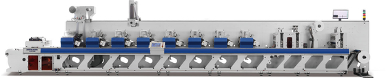 Servos motores independentes da impressora 23 automáticos da etiqueta de Flexo do rolo