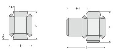 Máquina de fabricação de caixas de papel corrugado L1000 400PCS/min