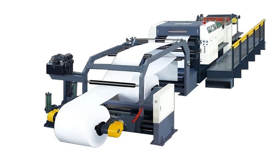 GM-1400 Máquina de reconduzir de corte de papel de faca única de alta precisão e alta velocidade