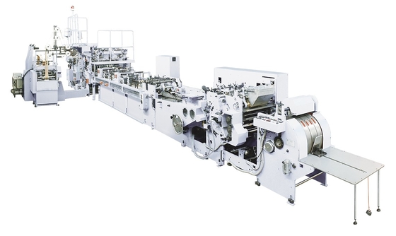 Máquina automática de alta velocidade para fabricar sacos de fundo quadrado de papel