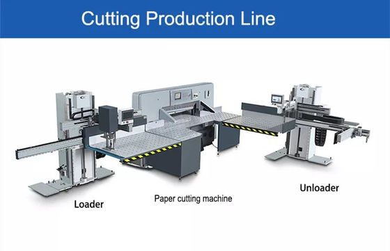 Máquina de corte do papel da guilhotina/linha de produção automáticas 45 ciclos/minuto